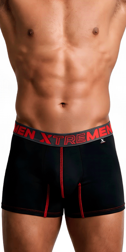 Xtremen 91271 Microfiber Boxer Briefs Black