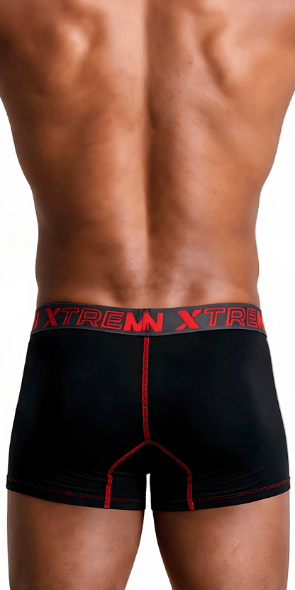 Xtremen 91271 Microfiber Boxer Briefs Black