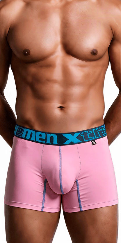 Xtremen 91271 Microfiber Boxer Briefs Pink