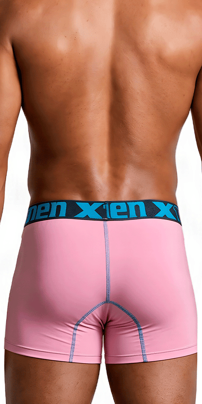 Xtremen 91271 Microfiber Boxer Briefs Pink