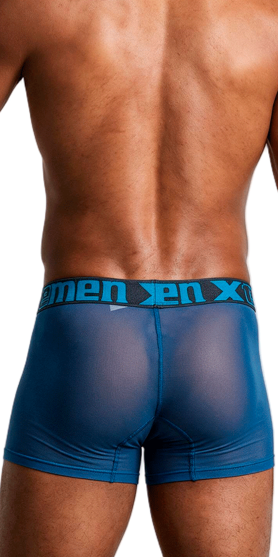 Xtremen 91277 Microfiber Mesh Boxer Briefs Blue