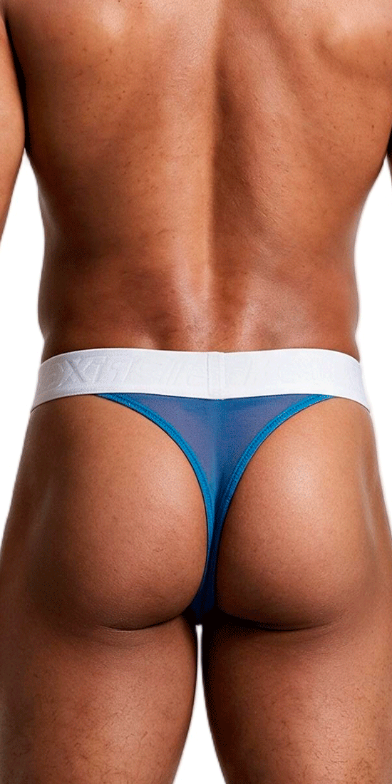 Xtremen 91278 Microfiber Mesh Thongs Blue