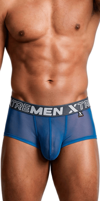 Xtremen 91279 Microfiber Mesh Briefs Blue