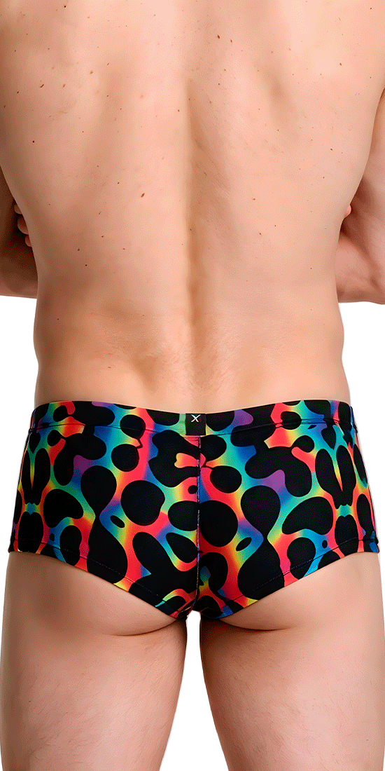 Xtremen 91283 Ultimate Low-rise Rainbow Printed Briefs Mushroom