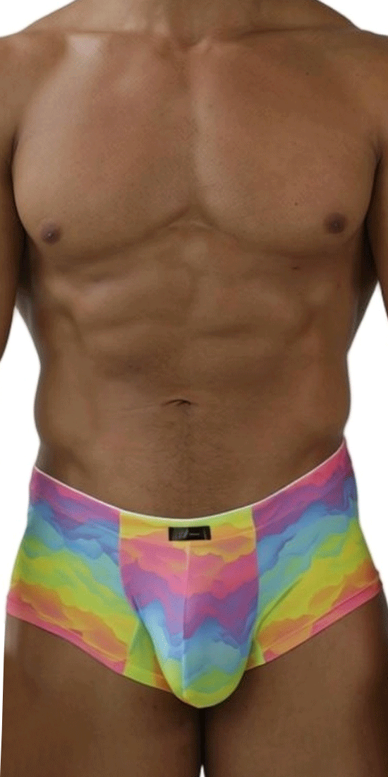 Xtremen 91283 Ultimate Low-rise Rainbow Printed Briefs Cloud