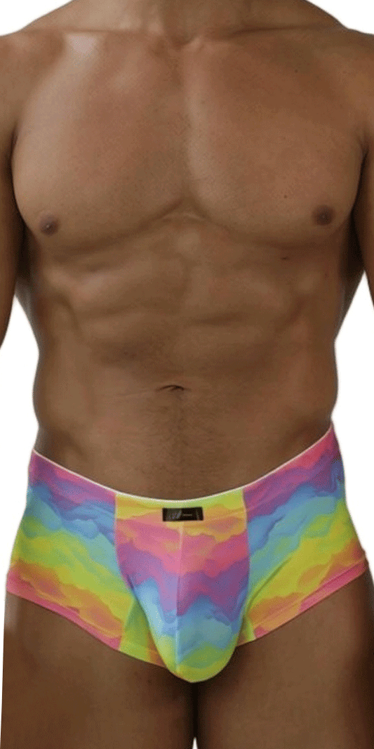 Xtremen 91283 Ultimate Low-rise Rainbow Printed Briefs Cloud