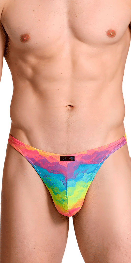 Xtremen 91284 Ultimate Rainbow Expression Men's Thong Cloud