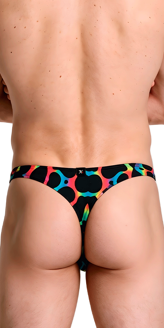 Xtremen 91284 Ultimate Rainbow Expression Men's Thong Mushroom