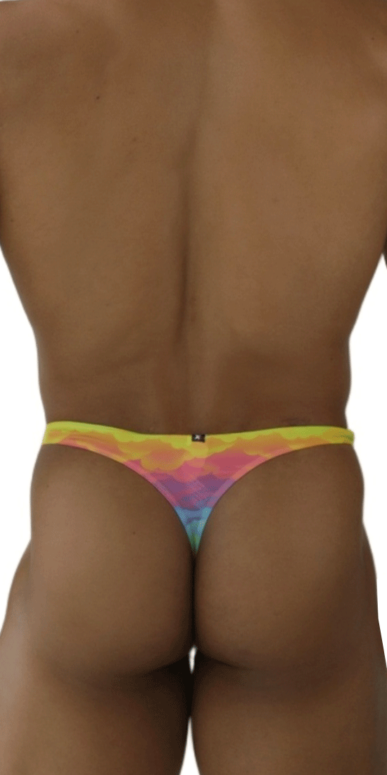 Xtremen 91284 Ultimate Rainbow Expression Men's Thong Cloud