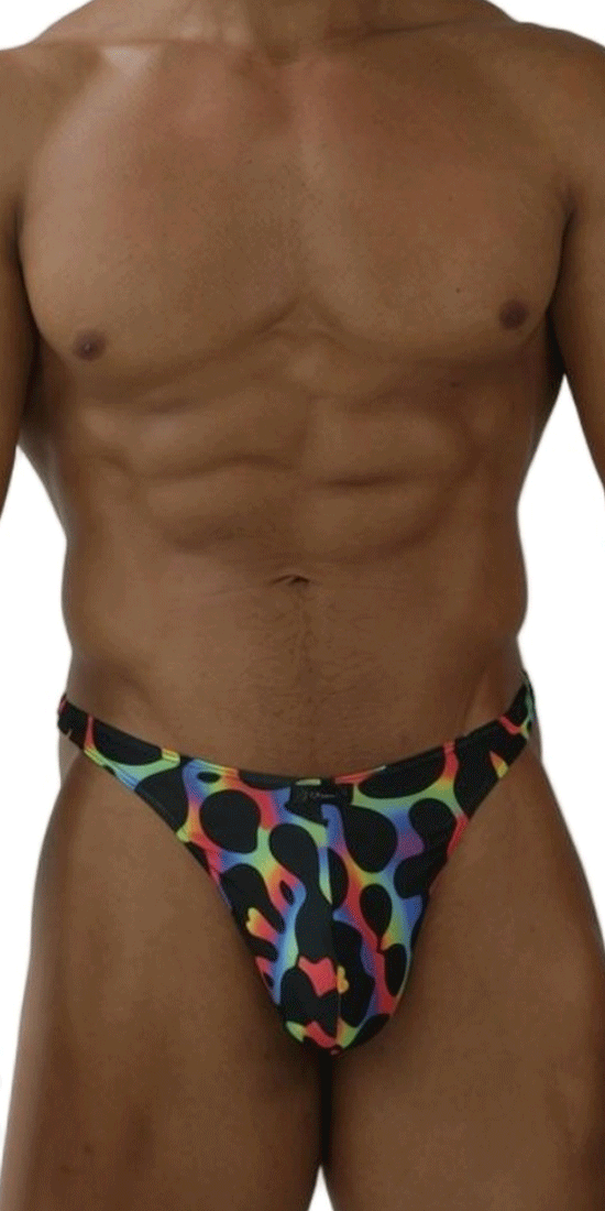 Xtremen 91284 Ultimate Rainbow Expression Men's Thong Mushroom