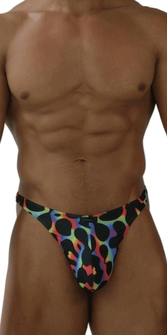 Xtremen 91284 Ultimate Rainbow Expression Men's Thong Mushroom