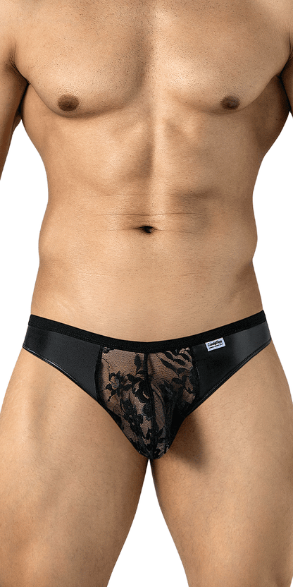 Candyman 95009 Lace Thongs Black