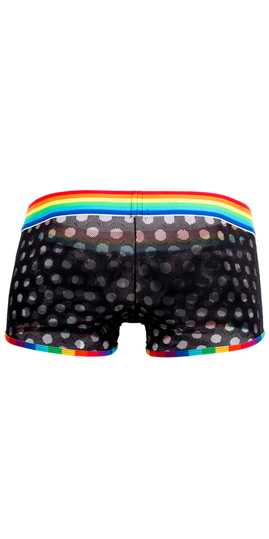 Candyman 99511x Polka Mesh Trunks Black-rainbow