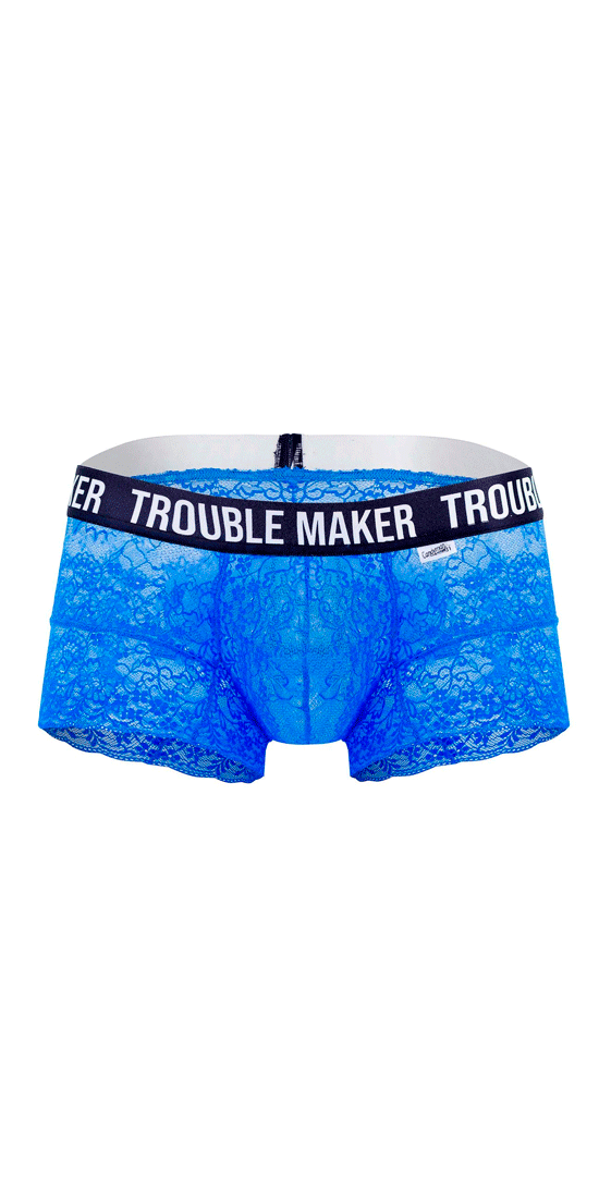 Candyman 99616 Trouble Maker Boxer en dentelle Bleu foncé