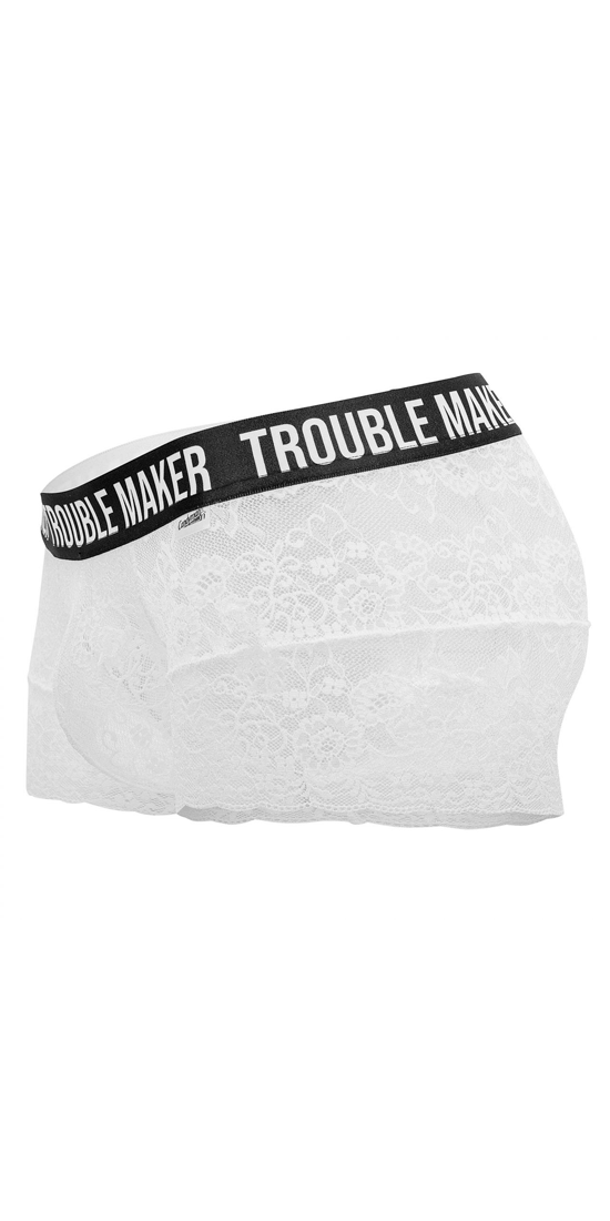 Candyman 99616 Trouble Maker Boxer en dentelle Blanc