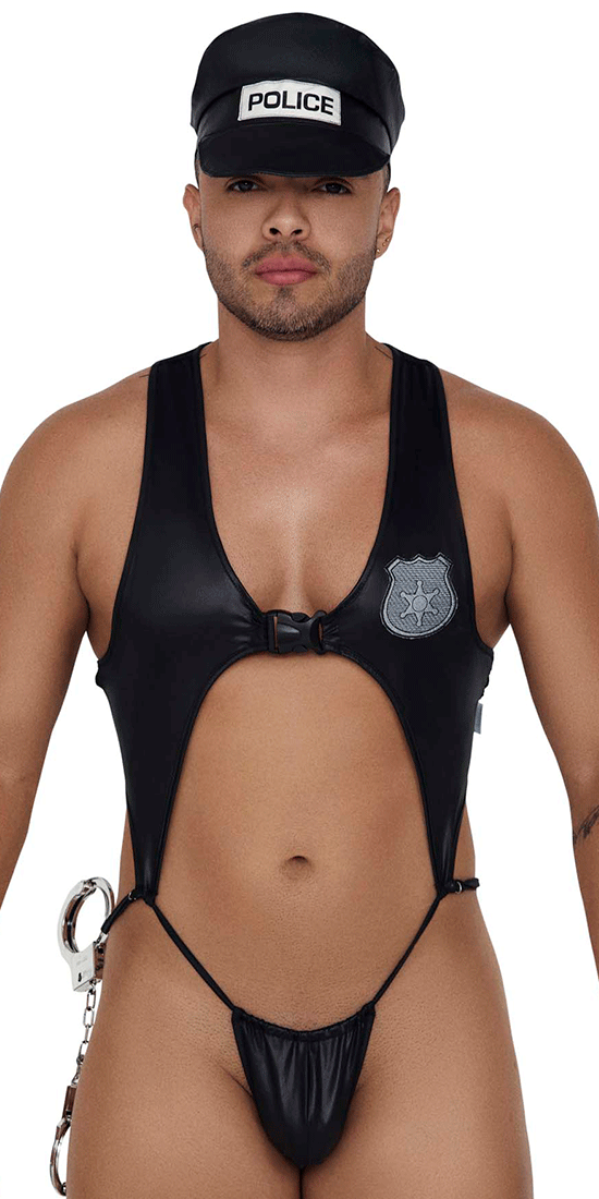 Candyman 99689 Police Outfit Black