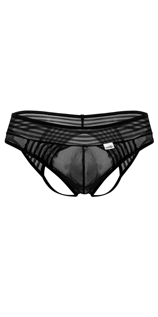 Candyman 99692 Jock Briefs Black Men's Underwear and Swimwear
