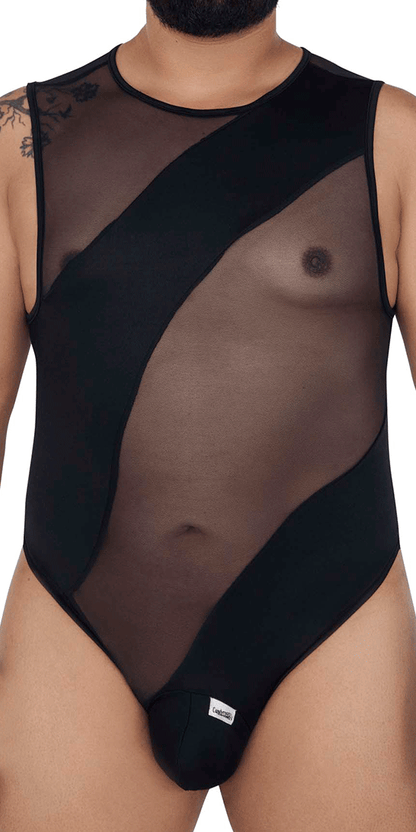 Candyman 99699x Mesh Bodysuit Black