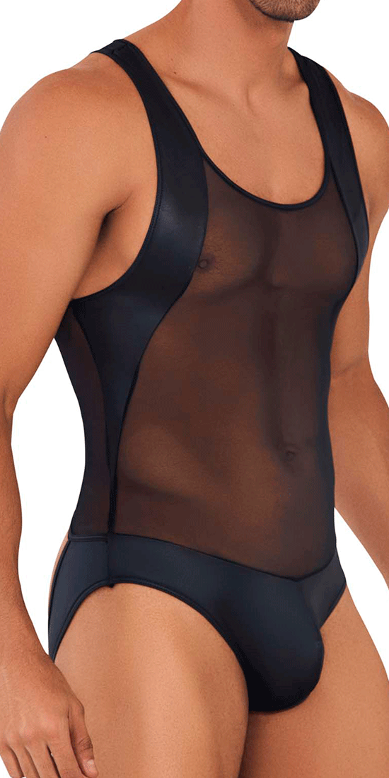 Candyman 99716 Work-n-out Bodysuit Black