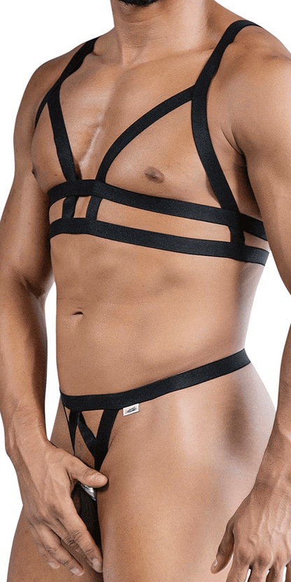 Candyman 99822 Two Piece Outfit Black