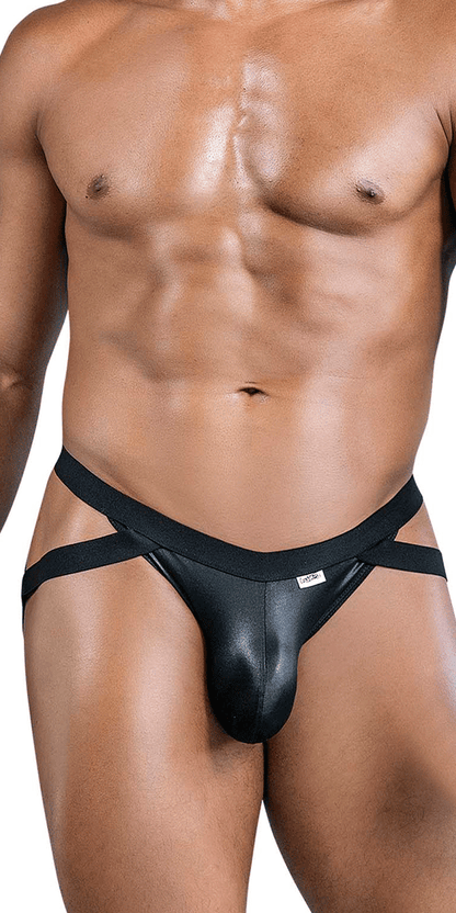 Candyman 99840 Crisscross Thongs Black