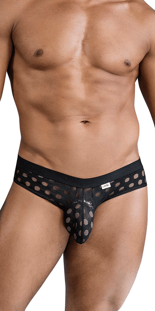 Slip en maille à pois Candyman 99855 noir