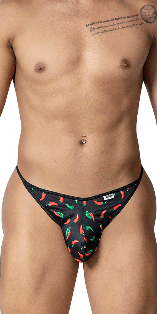 Candyman 99875 Thongs Black Print