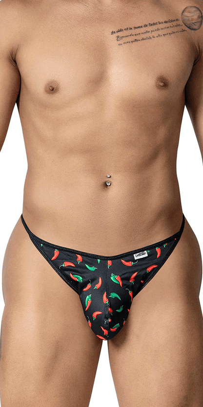Candyman 99875 Thongs Black Print