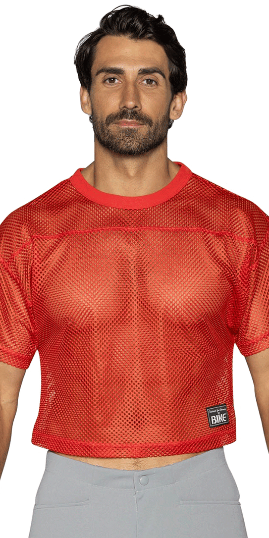 Bike Athletic Bam134 Short Sleeve Practice Jersey Color Bright Red