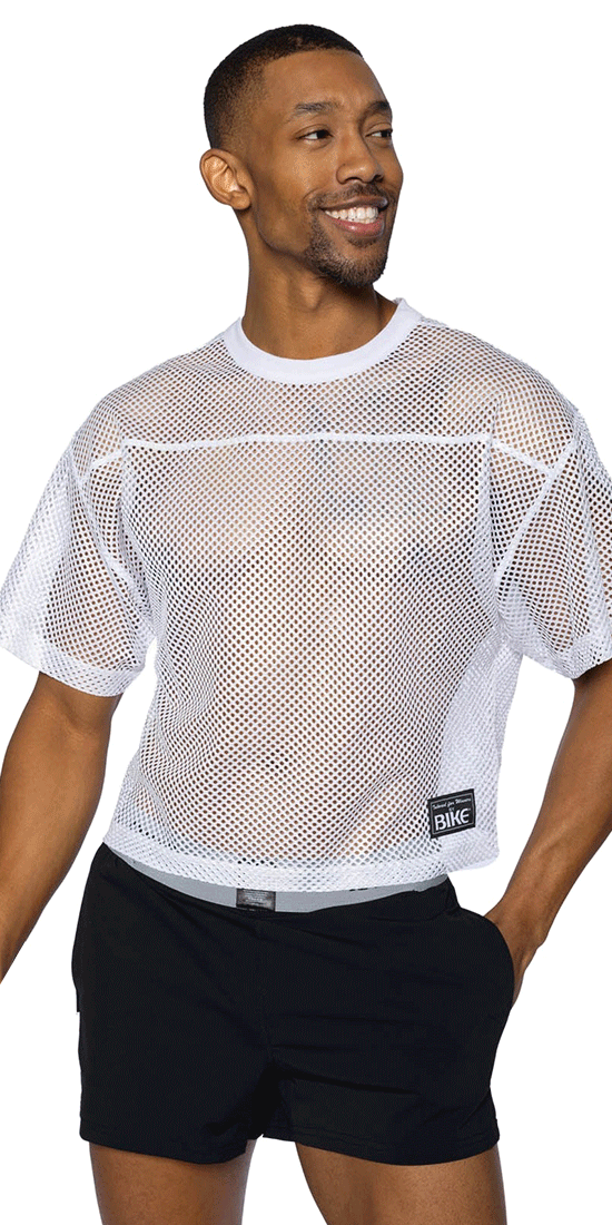 Bike Athletic Bam134 Short Sleeve Practice Jersey Color White