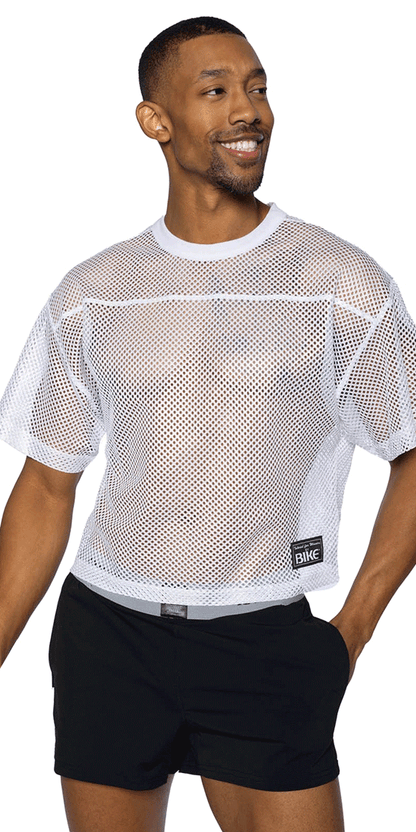 Bike Athletic Bam134 Short Sleeve Practice Jersey Color White