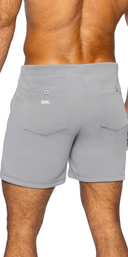 Bike Athletic Bam207 Coaches Short 5 Inch Inseam Color Gray<
