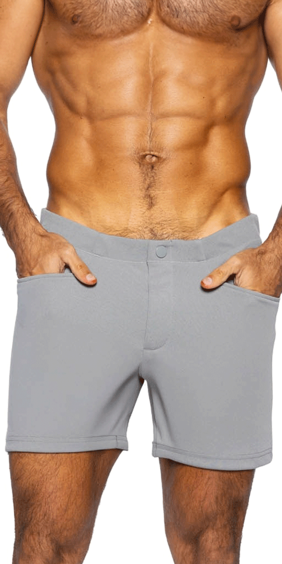 Bike Athletic Bam207 Coaches Short 5 Inch Inseam Color Gray<
