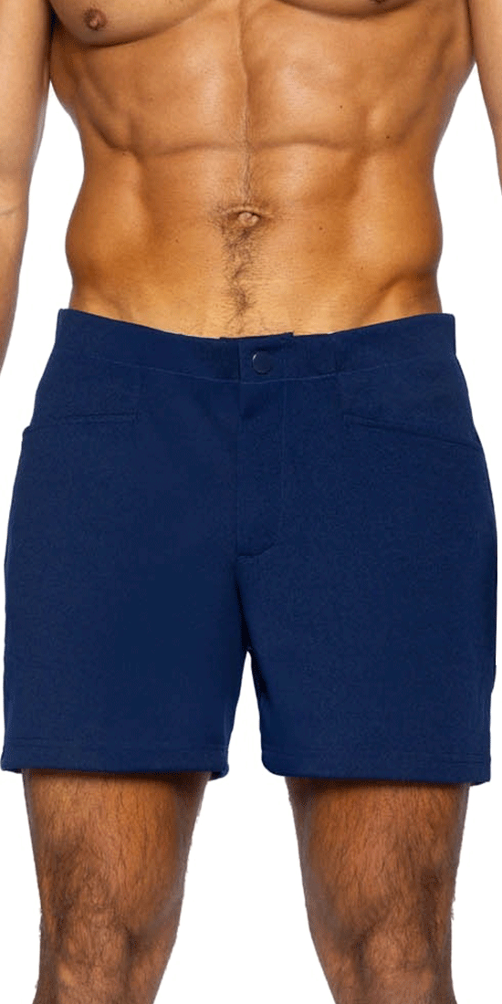 Bike Athletic Bam207 Coaches Short 5 Inch Inseam Color Navy