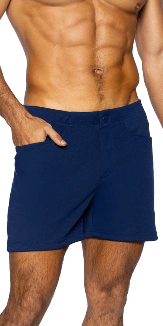 Bike Athletic Bam207 Coaches Short 5 Inch Inseam Color Navy