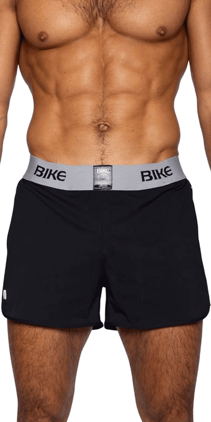 Bike Athletic Bam225 Peek-a-boo Jock Short Color Black