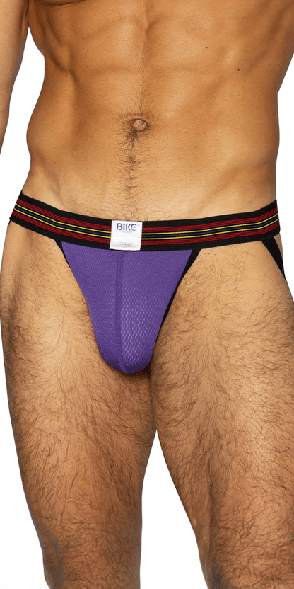 Bike Athletic Bas305 Mesh Jockstrap Purple