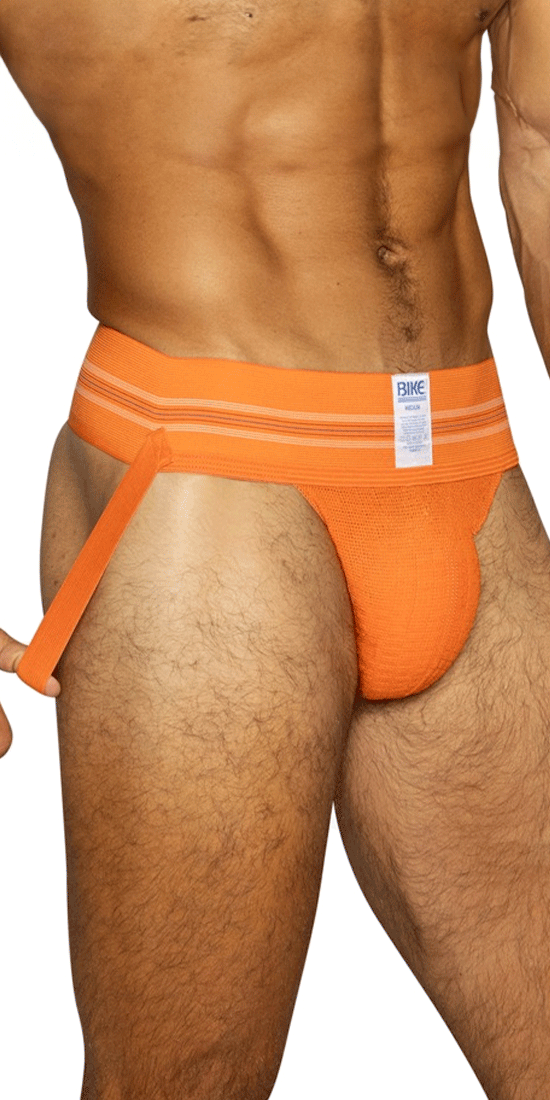 Bike Athletic Bas306 Original Number 10 Jockstrap Orange