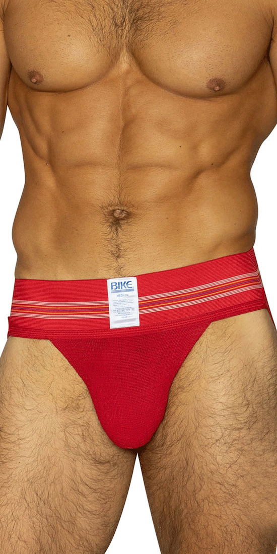 Bike Athletic Bas306 Original Number 10 Jockstrap Color Red