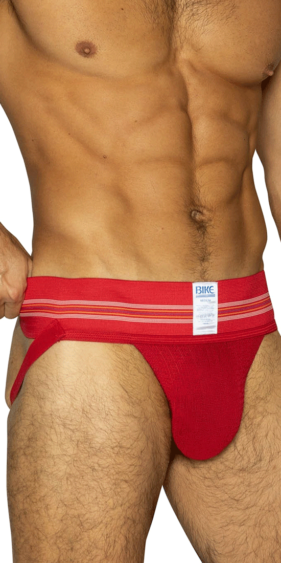 Bike Athletic Bas306 Original Number 10 Jockstrap Color Red