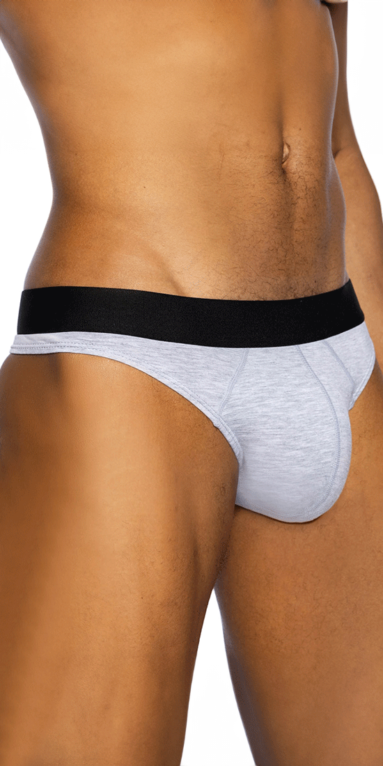 Bike Athletic Bas319 Active Thong Color Light Gray