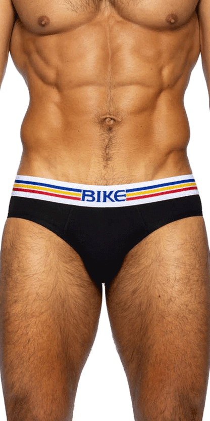 Bike Athletic Bas327 Stretch Cotton Brief Color Black