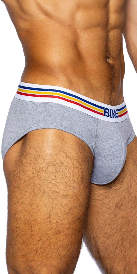 Bike Athletic Bas327 Stretch Cotton Brief Color Gray