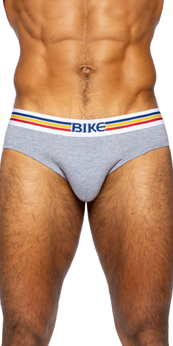 Bike Athletic Bas327 Stretch Cotton Brief Color Gray