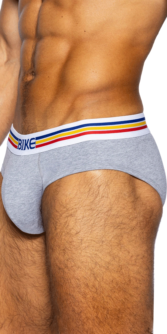Bike Athletic Bas327 Stretch Cotton Brief Color Gray