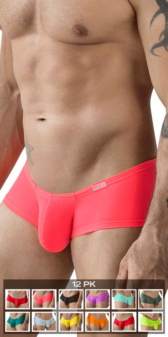 Clever 229956 12pk Australian Latin Trunks Multi-colored