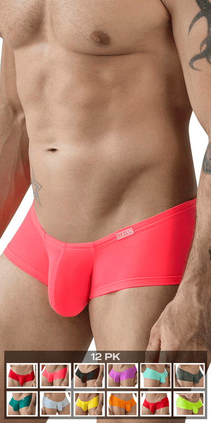 Clever 229956 12pk Australian Latin Trunks Multi-colored