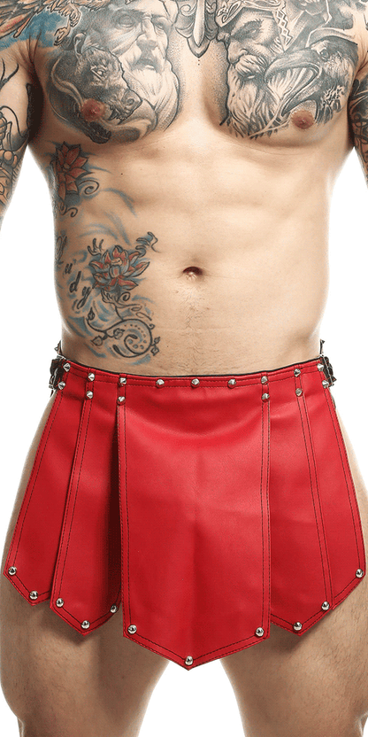Malebasics Dmbl10 Dngeon Roman Skirt Red