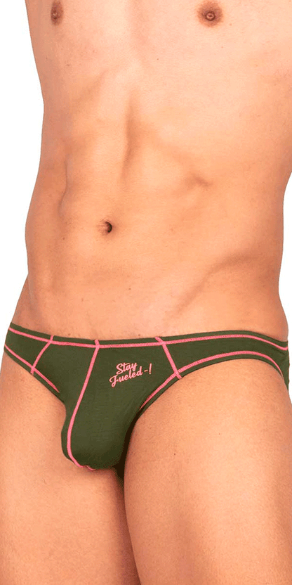 Private Structure Epus4563 Prime Eutopia Bikini Brief Olive
