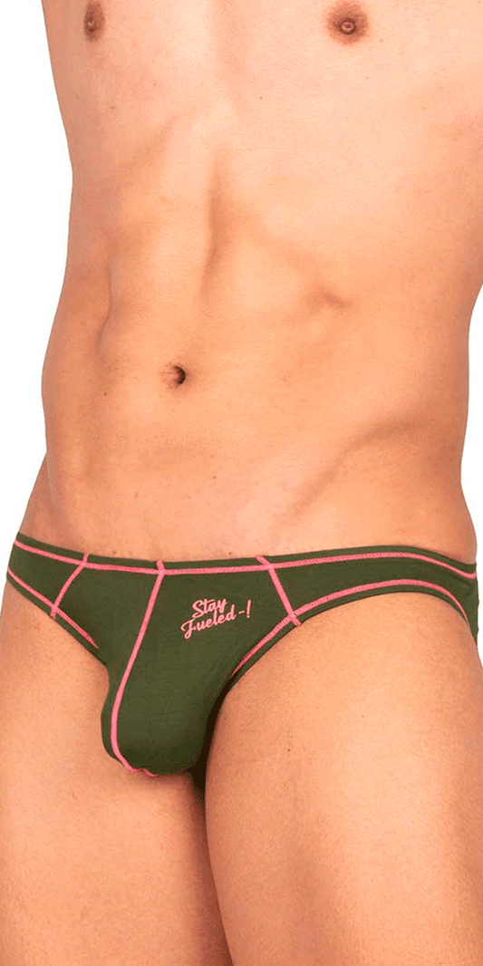 Private Structure Epus4563 Prime Eutopia Bikini Brief Olive